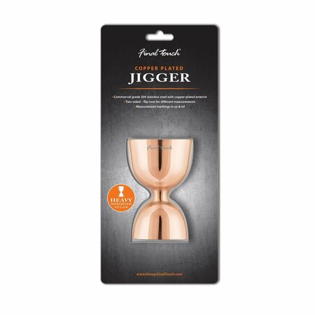 Final Touch Copper Stainless Steel Double Jigger FTA7034-17